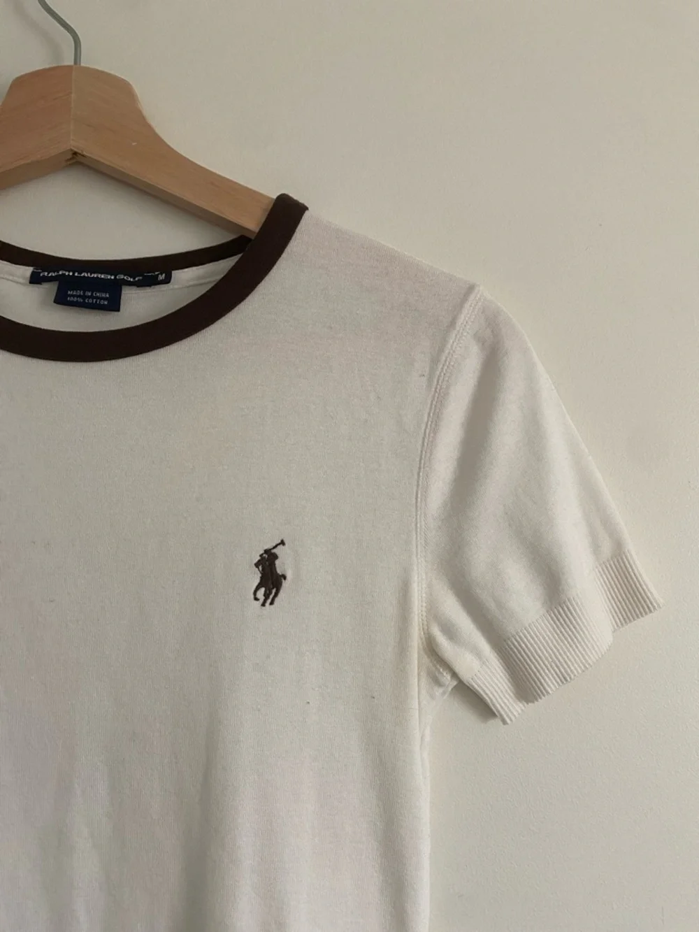 Ralph Lauren Golf | Fitted Ringer Tee | Cotton | S/M - Picture 4 of 6